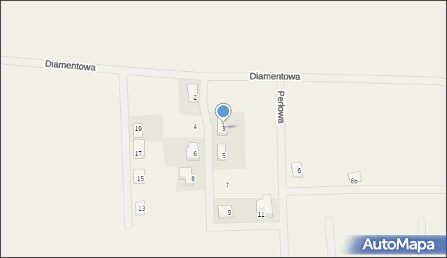 Podbrzezie Dolne, Kryształowa, 3, mapa Podbrzezie Dolne