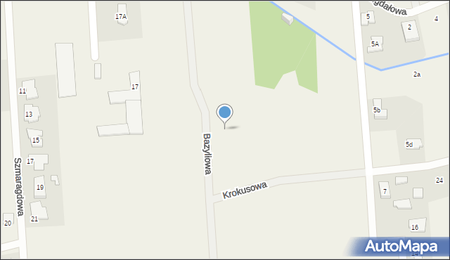 Podolszyn Nowy, Krokusowa, 15b, mapa Podolszyn Nowy