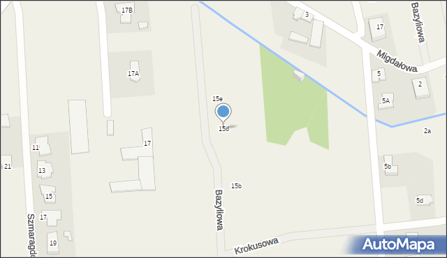 Podolszyn Nowy, Krokusowa, 15d, mapa Podolszyn Nowy