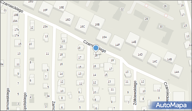 Pogórze, Króla Jana III Sobieskiego, 18, mapa Pogórze