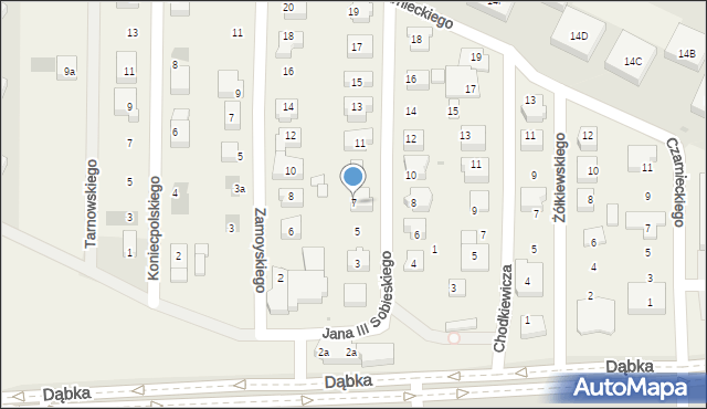 Pogórze, Króla Jana III Sobieskiego, 7, mapa Pogórze