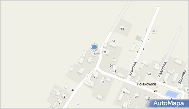 Polakowice, Króla Jana III Sobieskiego, 35, mapa Polakowice