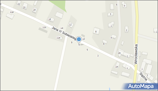 Polakowice, Króla Jana III Sobieskiego, 7, mapa Polakowice