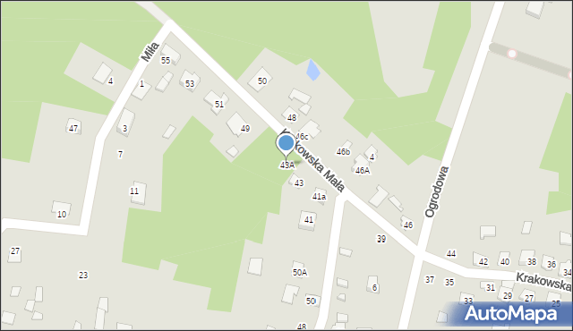 Połaniec, Krakowska Mała, 43A, mapa Połaniec