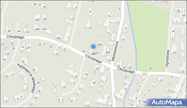 Połczyn-Zdrój, Króla Bolesława Chrobrego, 38a, mapa Połczyn-Zdrój