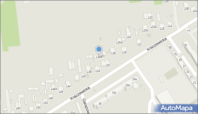 Poniatowa, Kraczewicka, 134A, mapa Poniatowa