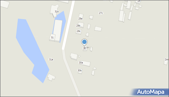 Poniec, Krobska Szosa, 30, mapa Poniec