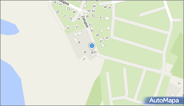 Prądocin, Krótka, 15, mapa Prądocin