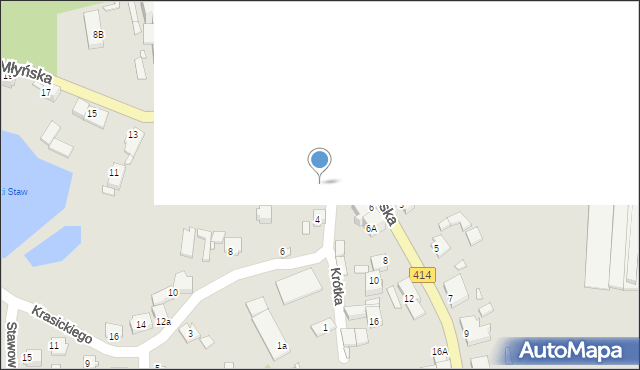 Prószków, Krasickiego Ignacego, bp., 2, mapa Prószków