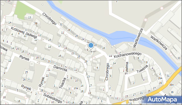 Prudnik, Króla Bolesława Chrobrego, 7, mapa Prudnik