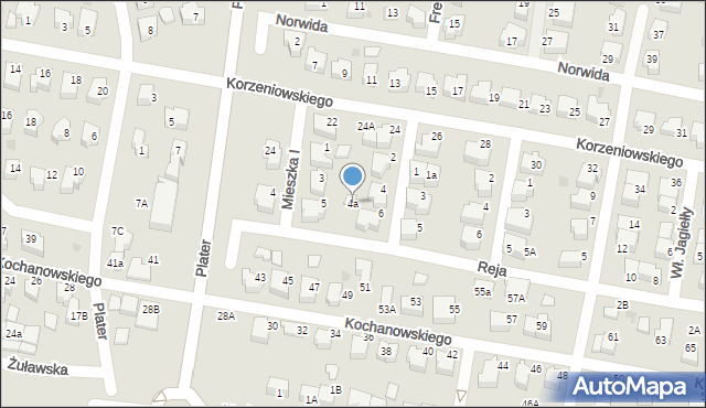 Pruszcz Gdański, Króla Kazimierza Wielkiego, 4a, mapa Pruszcz Gdański