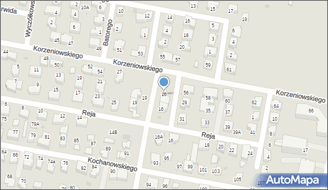 Pruszcz Gdański, Królowej Jadwigi, 16, mapa Pruszcz Gdański