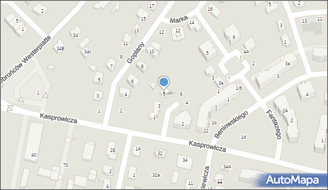 Pruszcz Gdański, Krzemieniecka, 5, mapa Pruszcz Gdański