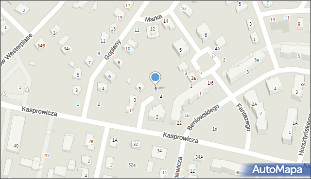Pruszcz Gdański, Krzemieniecka, 6, mapa Pruszcz Gdański