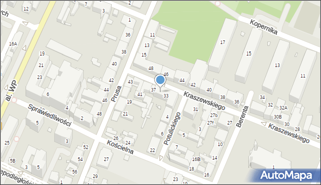 Pruszków, Kraszewskiego Józefa Ignacego, 35, mapa Pruszków