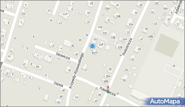 Pruszków, Krzywdy-Rzewuskiego Edmunda, 35, mapa Pruszków