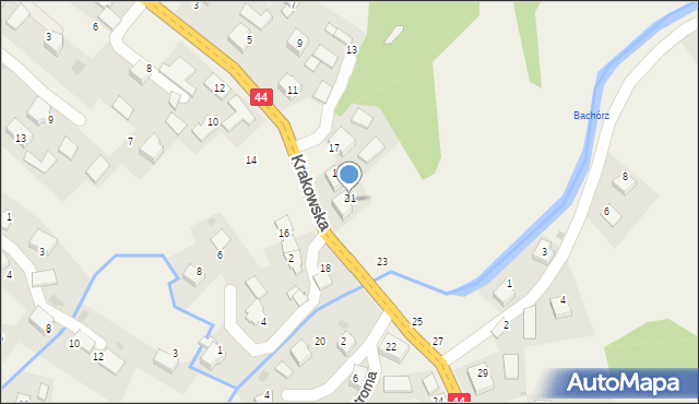 Przeciszów, Krakowska, 21, mapa Przeciszów