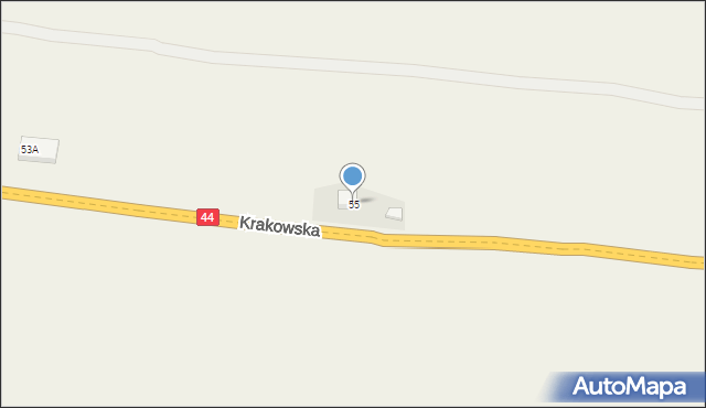 Przeciszów, Krakowska, 55, mapa Przeciszów