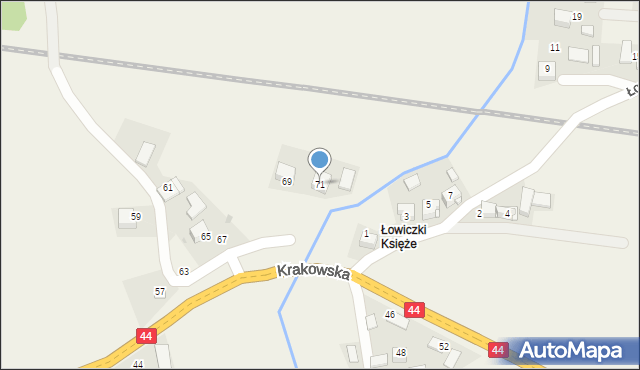 Przeciszów, Krakowska, 71, mapa Przeciszów