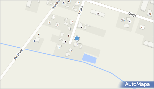 Przecław, Krótka, 4, mapa Przecław