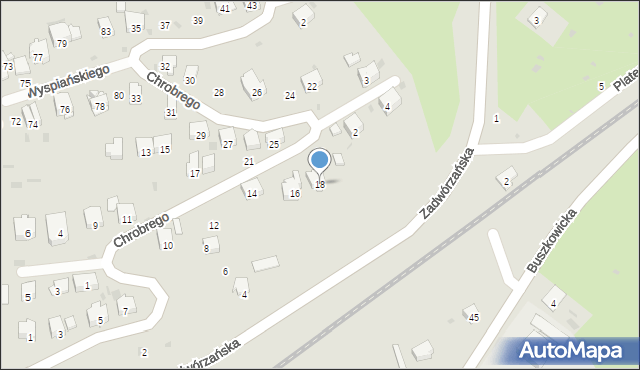 Przemyśl, Króla Bolesława Chrobrego, 18, mapa Przemyśla