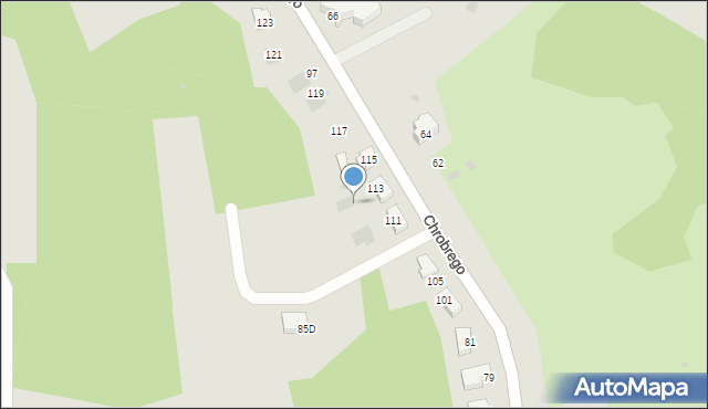 Przemyśl, Króla Bolesława Chrobrego, 87b, mapa Przemyśla