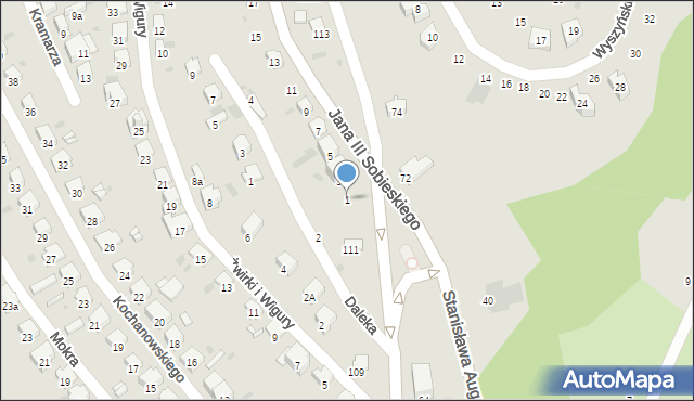 Przemyśl, Króla Jana III Sobieskiego, 1, mapa Przemyśla