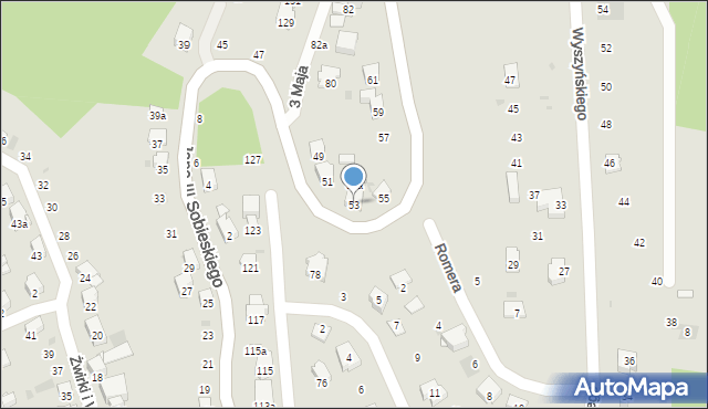 Przemyśl, Króla Jana III Sobieskiego, 53, mapa Przemyśla