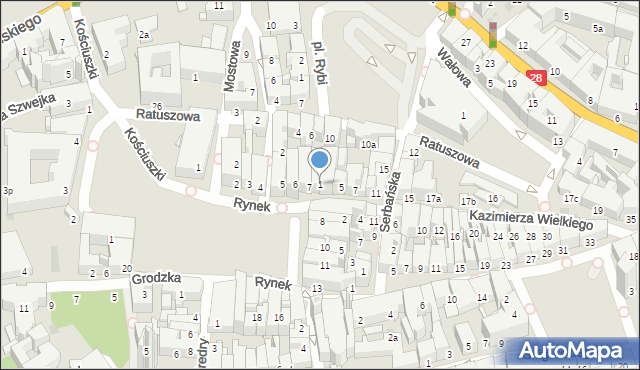 Przemyśl, Króla Kazimierza Wielkiego, 1, mapa Przemyśla