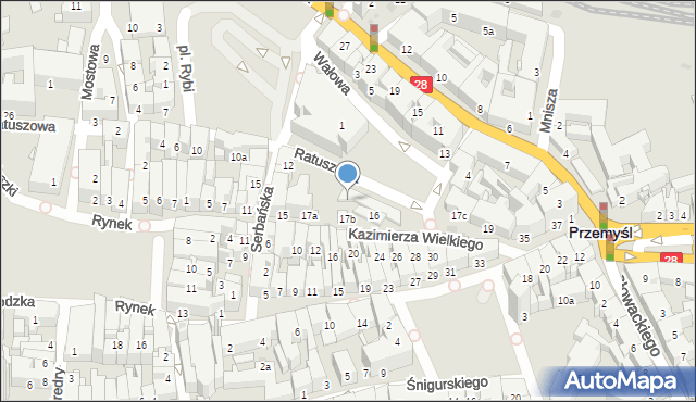 Przemyśl, Króla Kazimierza Wielkiego, 29, mapa Przemyśla