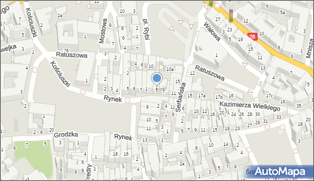 Przemyśl, Króla Kazimierza Wielkiego, 5, mapa Przemyśla