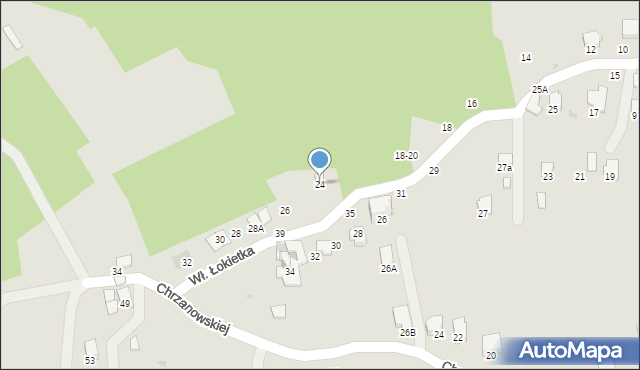 Przemyśl, Króla Władysława Łokietka, 24, mapa Przemyśla