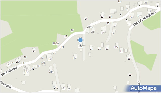 Przemyśl, Króla Władysława Łokietka, 27a, mapa Przemyśla