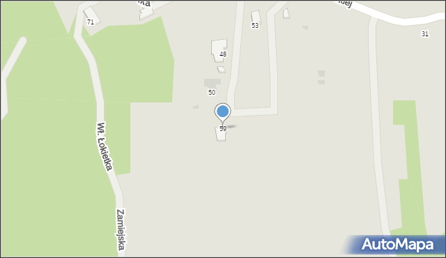 Przemyśl, Króla Władysława Łokietka, 59, mapa Przemyśla