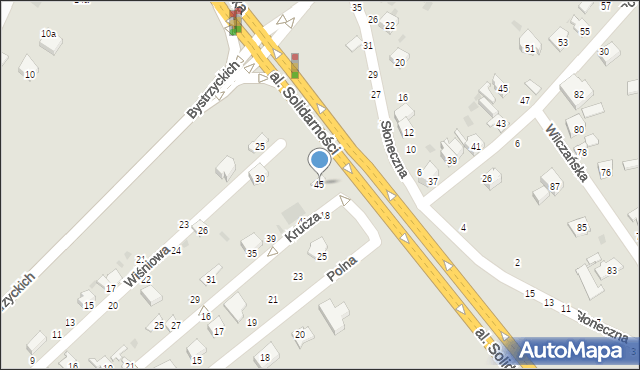 Przemyśl, Krucza, 45, mapa Przemyśla