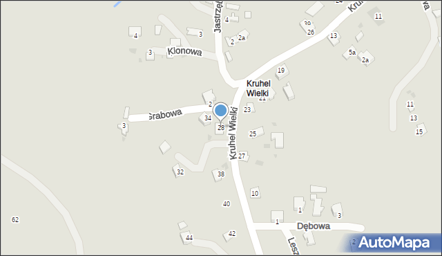 Przemyśl, Kruhel Wielki, 28, mapa Przemyśla