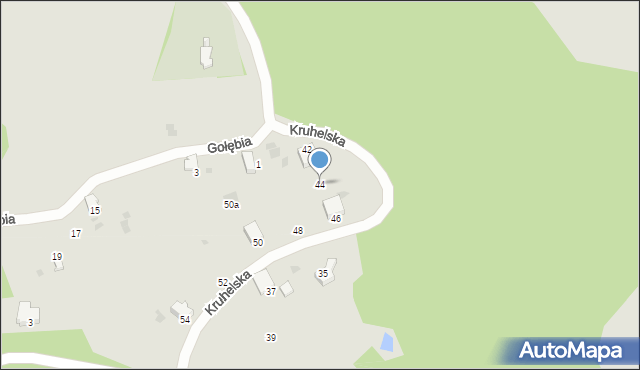 Przemyśl, Kruhelska, 44, mapa Przemyśla