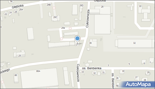 Przeworsk, Krasickiego Ignacego, bp., 27, mapa Przeworsk