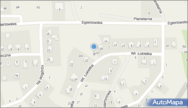 Przywidz, Króla Władysława Łokietka, 18, mapa Przywidz