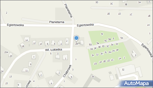 Przywidz, Króla Władysława Łokietka, 2A, mapa Przywidz