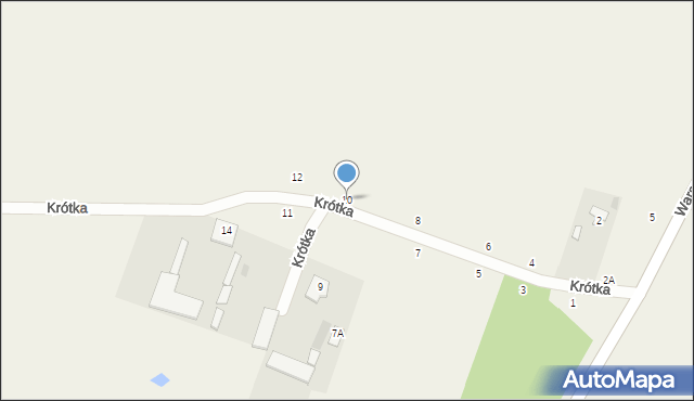 Psucin, Krótka, 10, mapa Psucin