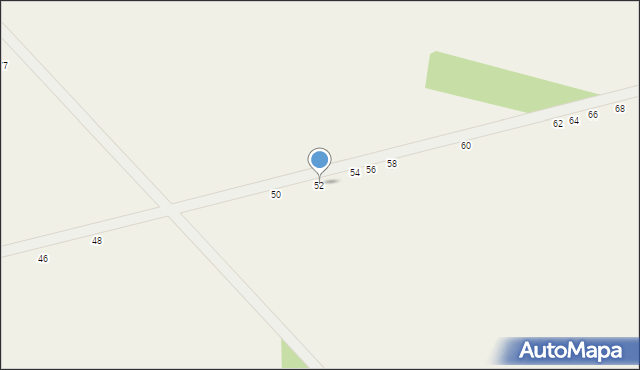 Psucin, Krzywa, 52, mapa Psucin