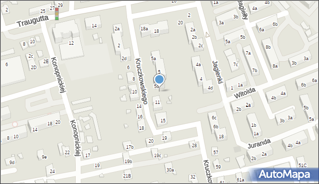 Pszów, Kruczkowskiego Kazimierza, 9, mapa Pszów