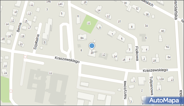 Puszczykowo, Kraszewskiego Józefa Ignacego, 10, mapa Puszczykowo