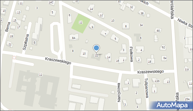Puszczykowo, Kraszewskiego Józefa Ignacego, 12, mapa Puszczykowo