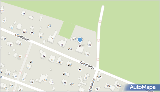 Puszczykowo, Króla Bolesława Chrobrego, 47, mapa Puszczykowo