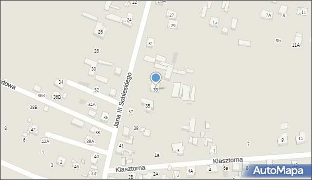Puszczykowo, Króla Jana III Sobieskiego, 33, mapa Puszczykowo