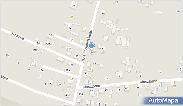 Puszczykowo, Króla Jana III Sobieskiego, 37, mapa Puszczykowo