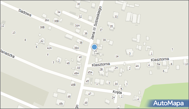 Puszczykowo, Króla Jana III Sobieskiego, 43, mapa Puszczykowo