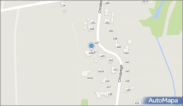 Radlin, Króla Bolesława Chrobrego, 441d, mapa Radlin